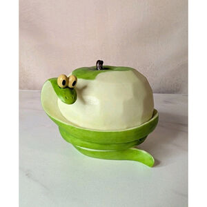 🖤 Home Grown by Enesco Green Apple Peel Snake #4011652 ~ 2008